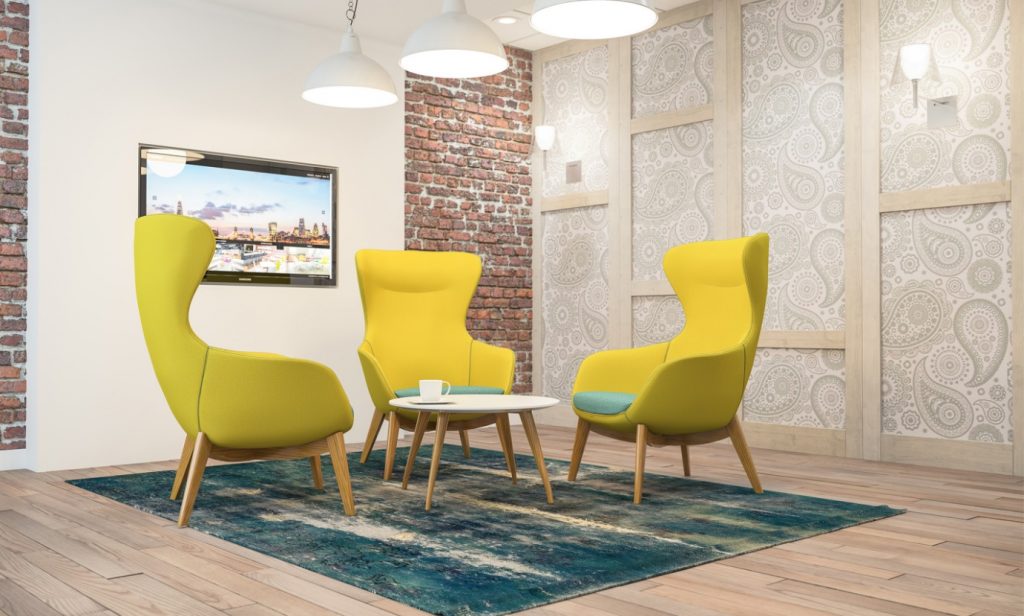 Social Spaces - Yellow OFFICE FURNITURE BIRMINGHAM