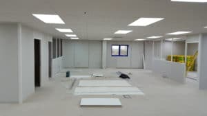 Suspended ceiling completed
