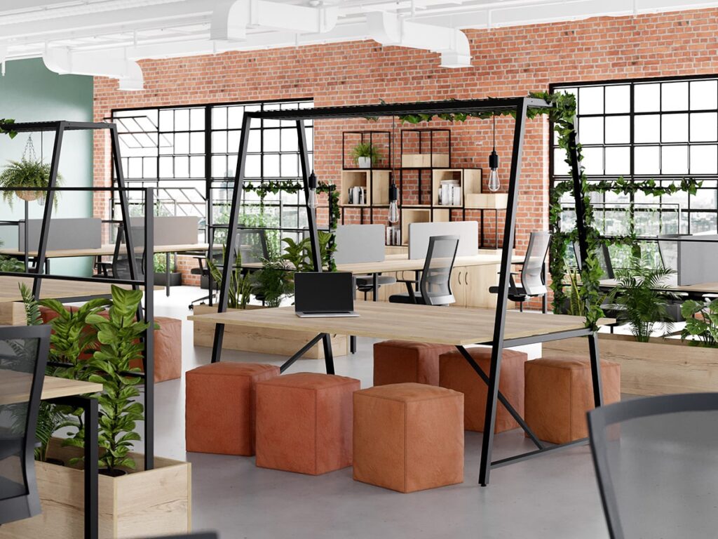 New desk canopy office furniture installation services
